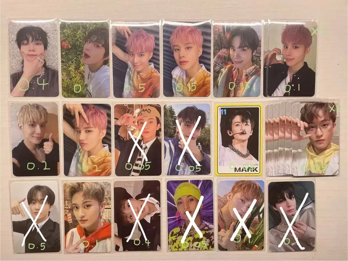 NCT 127 dream mark jungwoo doyoung jeno photocard wts @nctdream