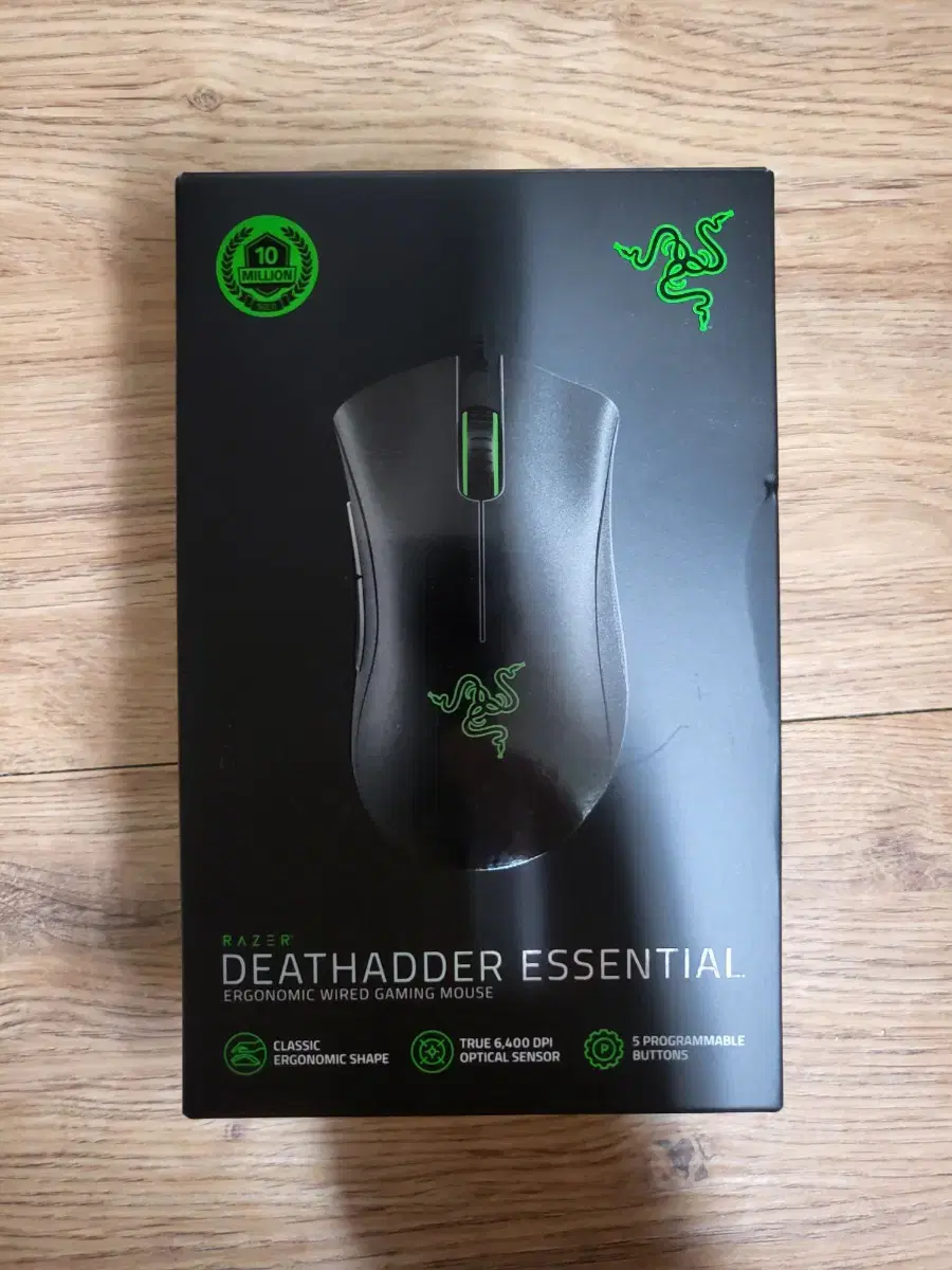 레이저 DeathAdder Essential 유선마우스 RZ01-0385