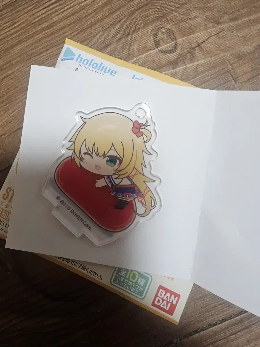 HoloLive Hugmitsu Stand Mini acrylic key Holder Haato