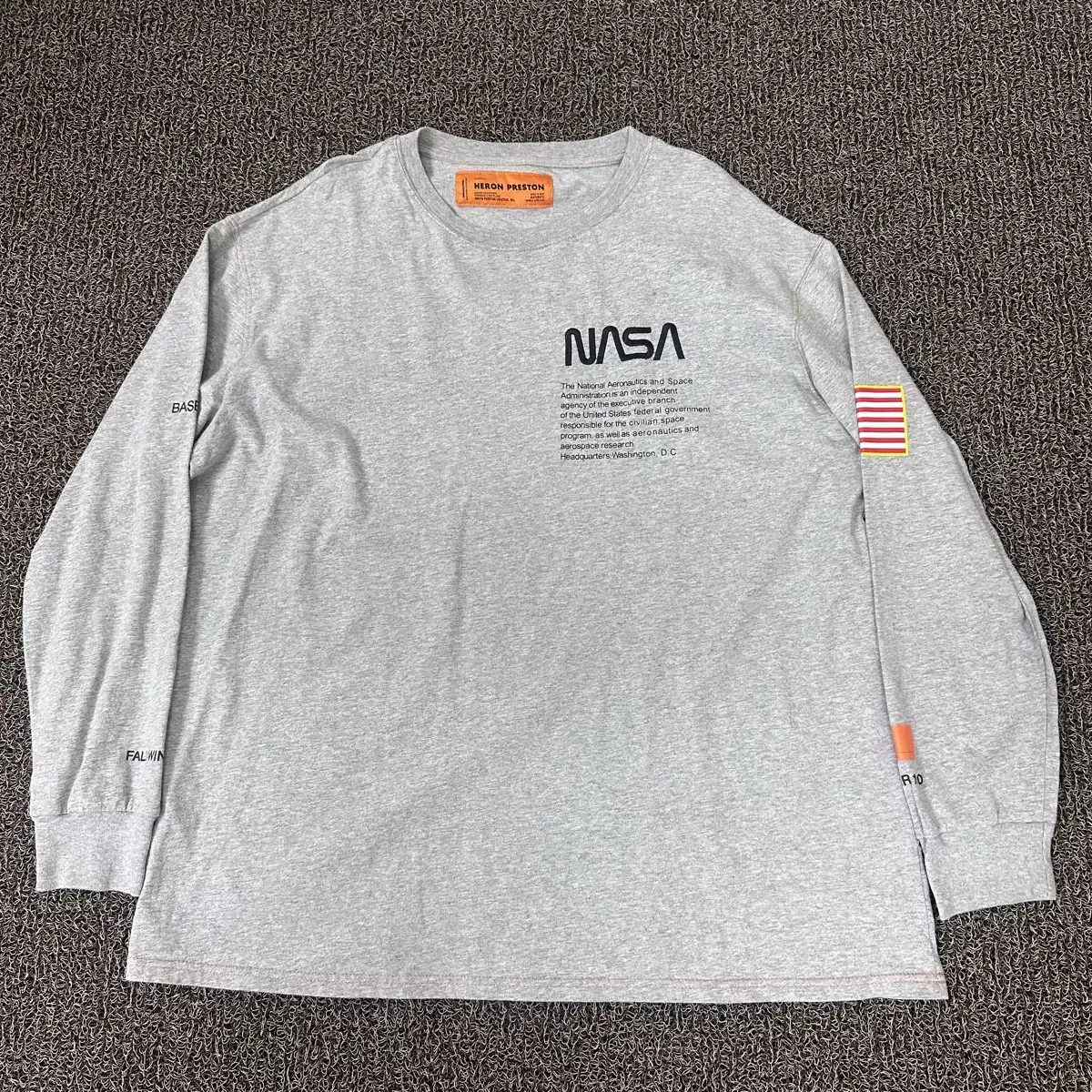 Heron Preston NASA Long Sleeve T-Shirt XL