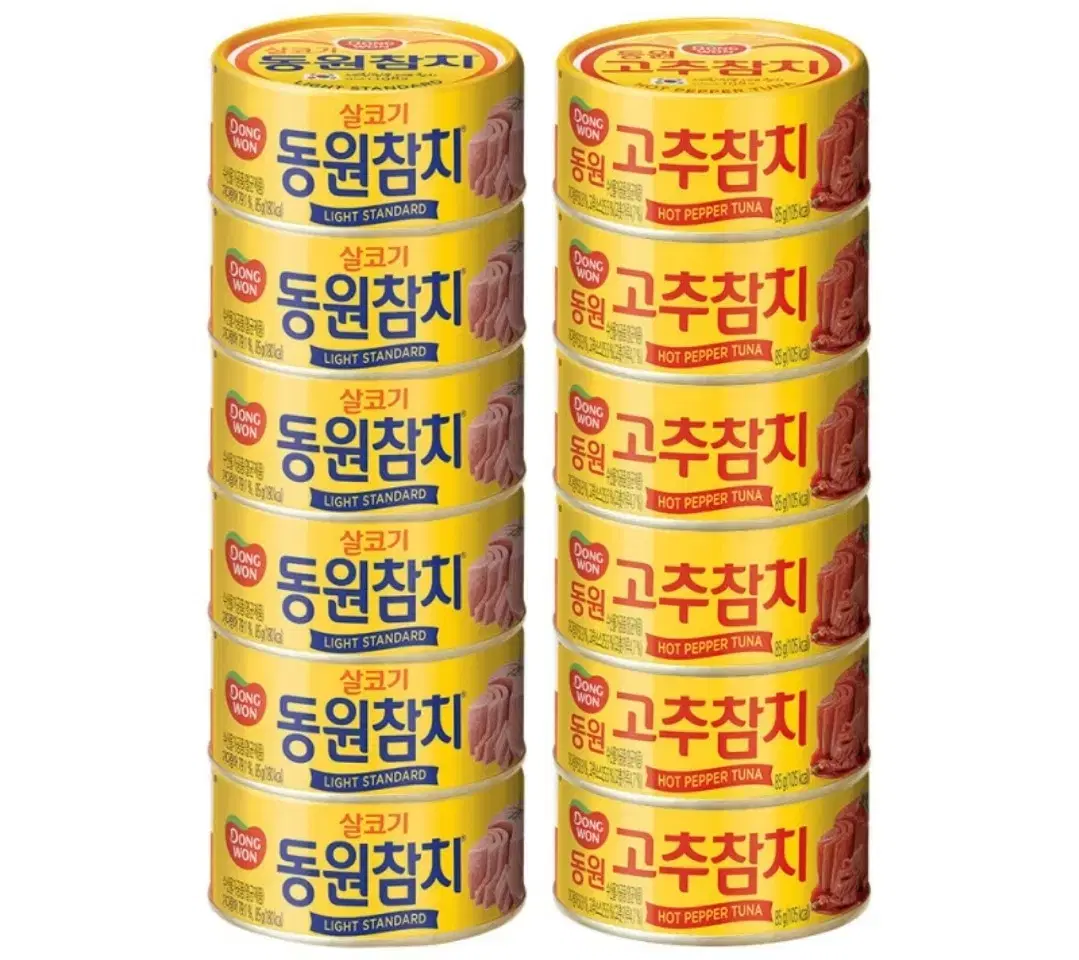 동원 참치 85g 12개 라이트스탠다드/고추참치