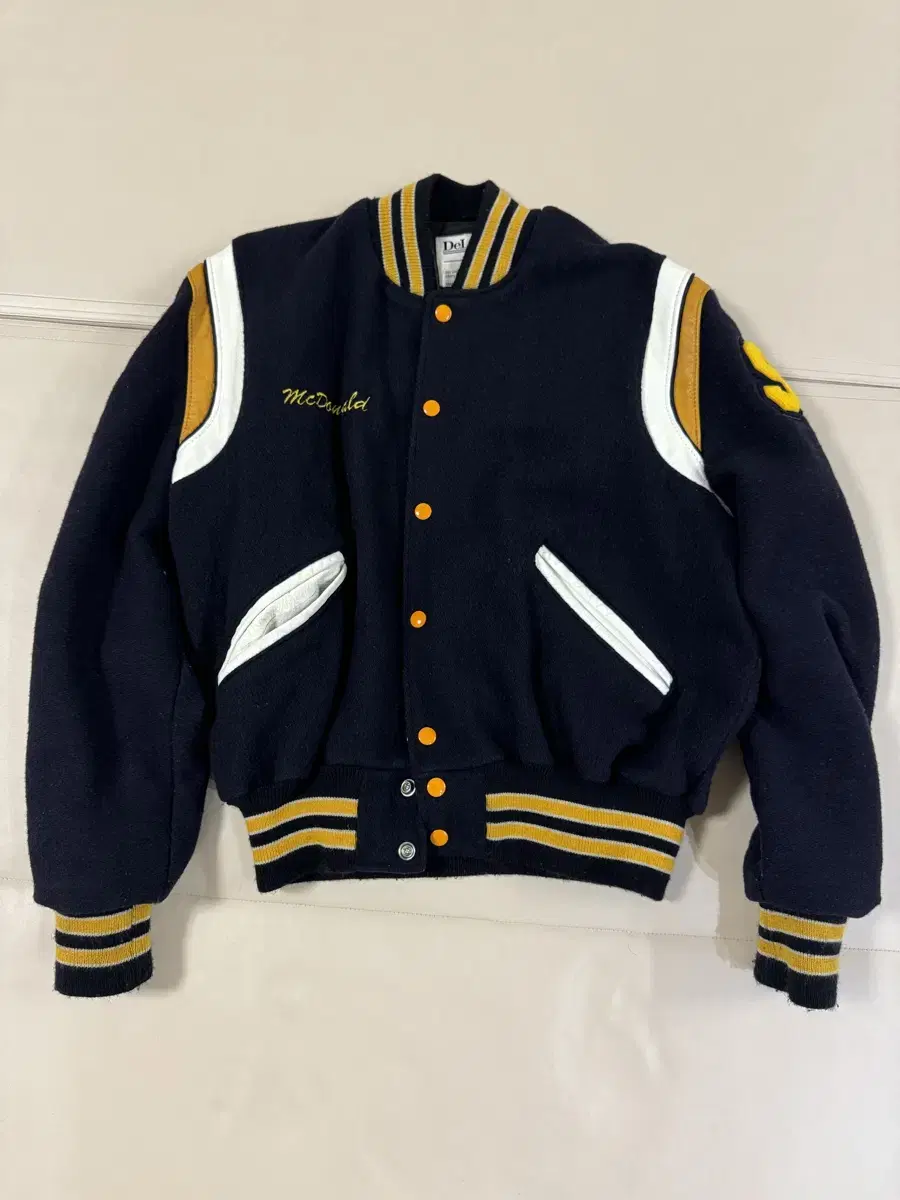 Delong 90s Vintage Varsity Jacket