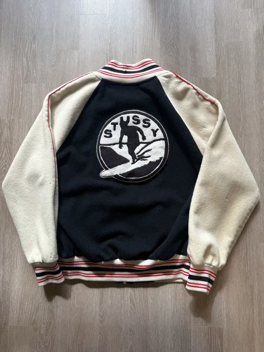 1991 90s Stussy Surfer Varsity