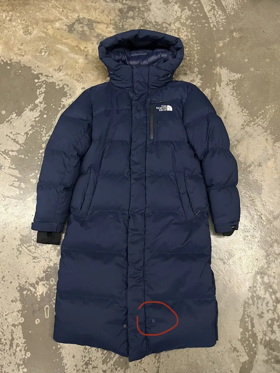 The North Face Long Padded Navy L 100