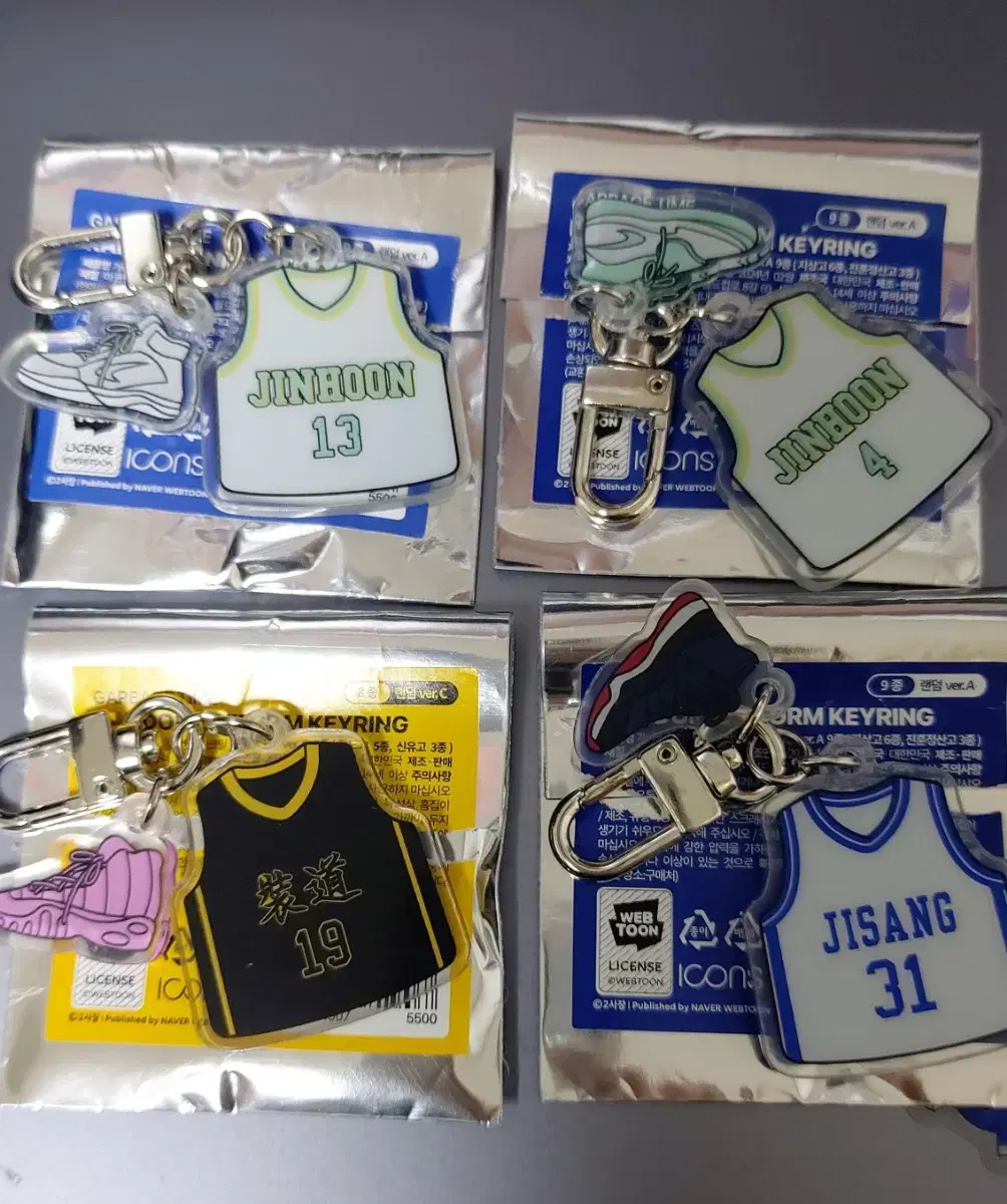 Garbage Time Uniform keyring Sung Junsoo Noh Sumin Kim Ki-jung Hwang Bo-seok bulk Sell