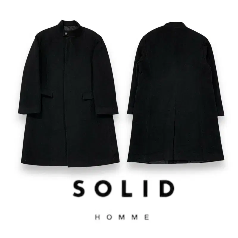 Solid Homme Wooyoung Mi Wool Single Coat S04115