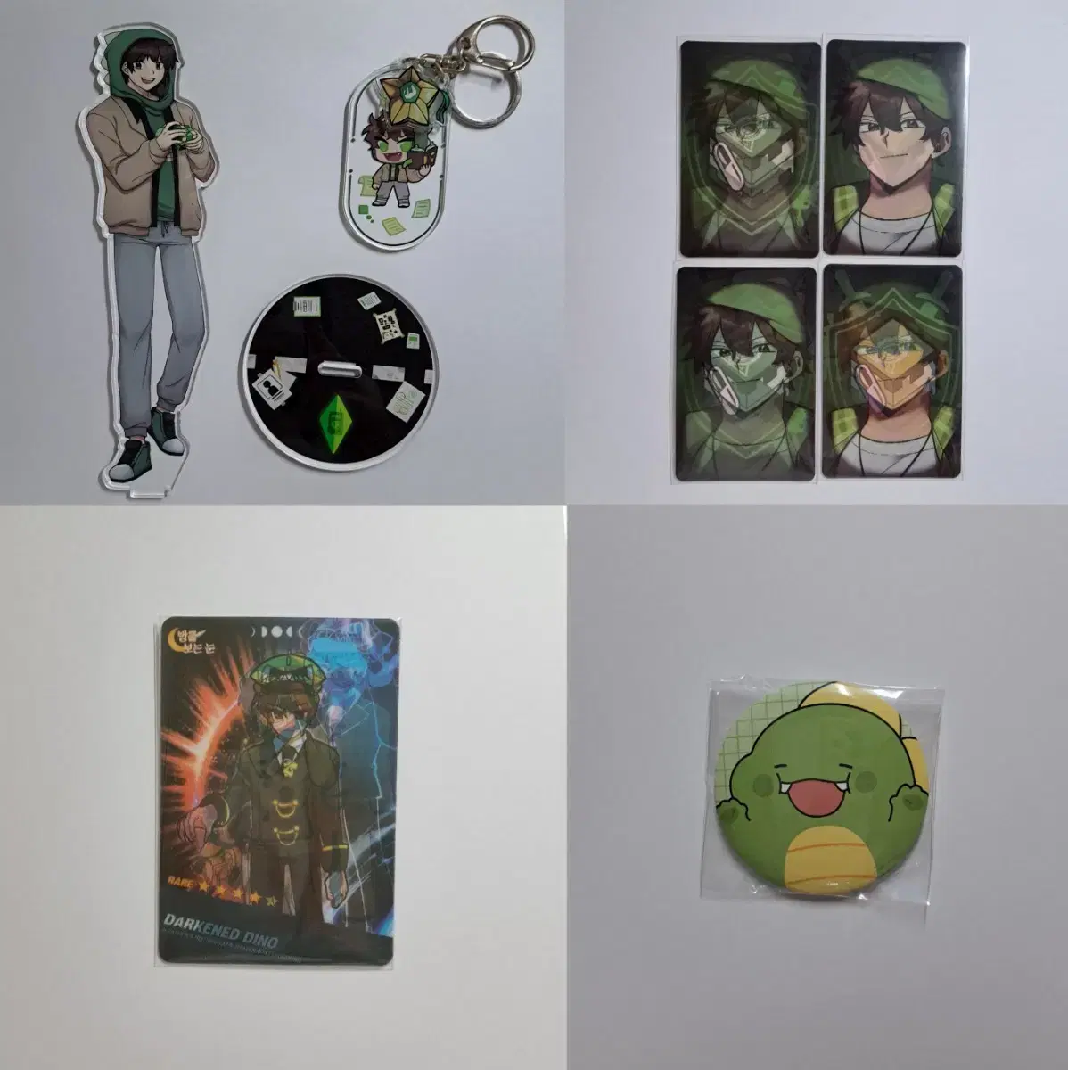 Sleepground TV Pixelly Dinosaur Misuban Labyrinth Bamboonun pop up Canbadge acrylic Lenticular