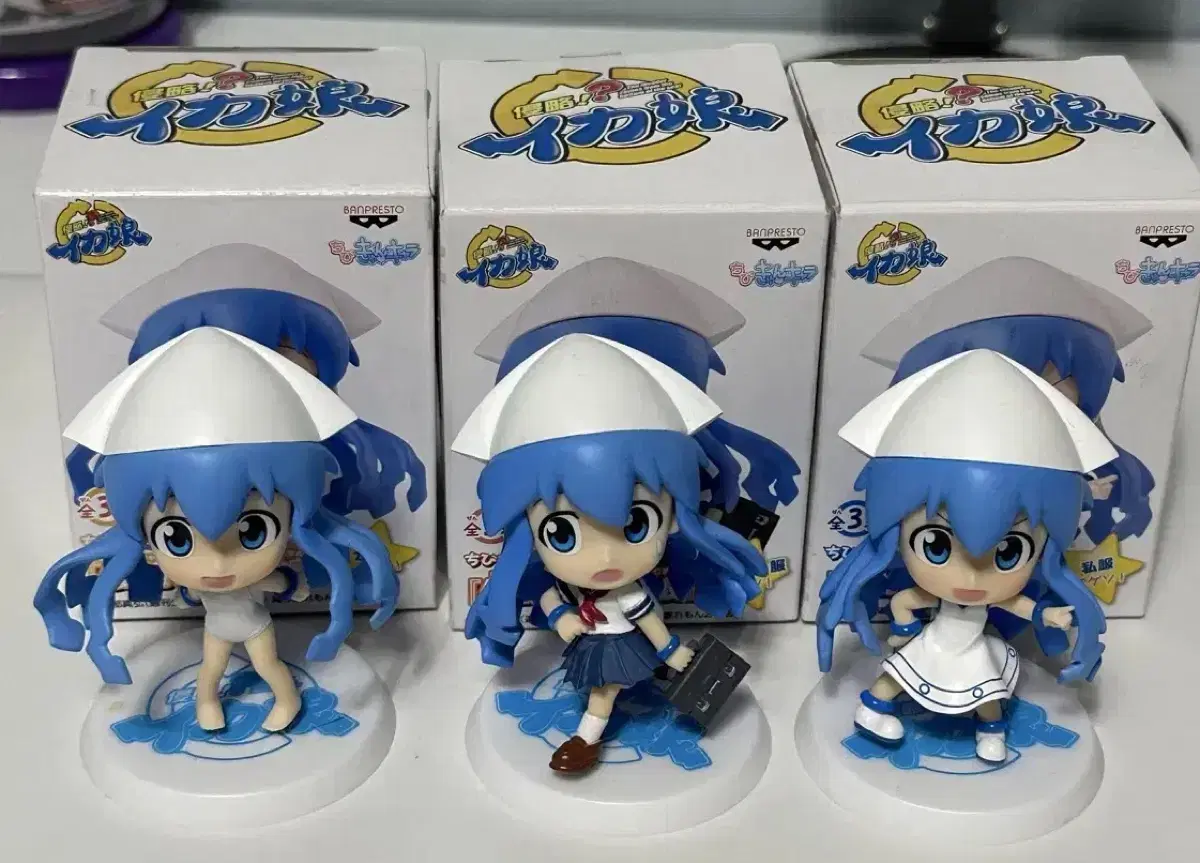 Squid Girl Chibikyung Figures