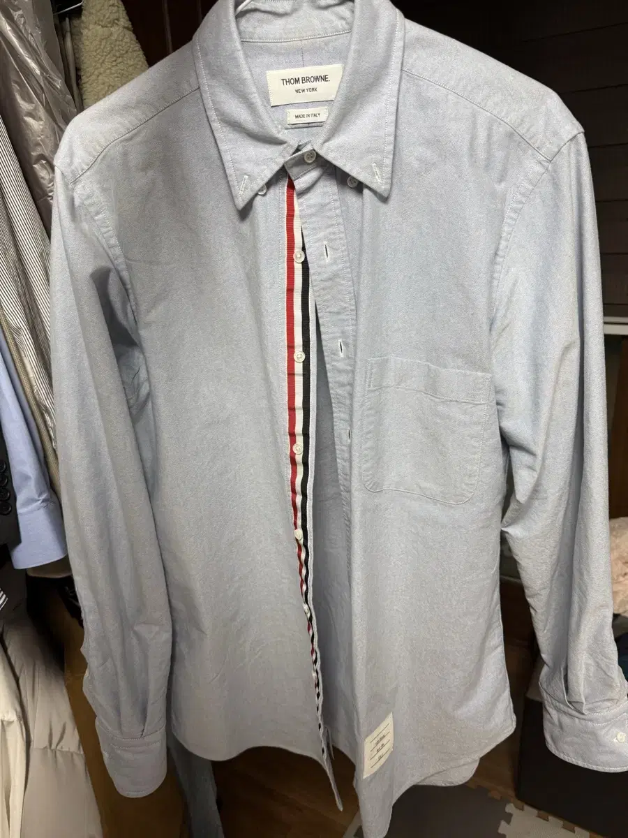 Thom Browne Oxford Hidden Shirt 3-Size XL