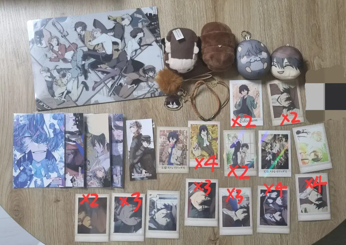 Bulk!) Moonshine Dog Clearfile Ranpo Pasha Mochi Bracelet keyring postcard Exploratory Bookmarks