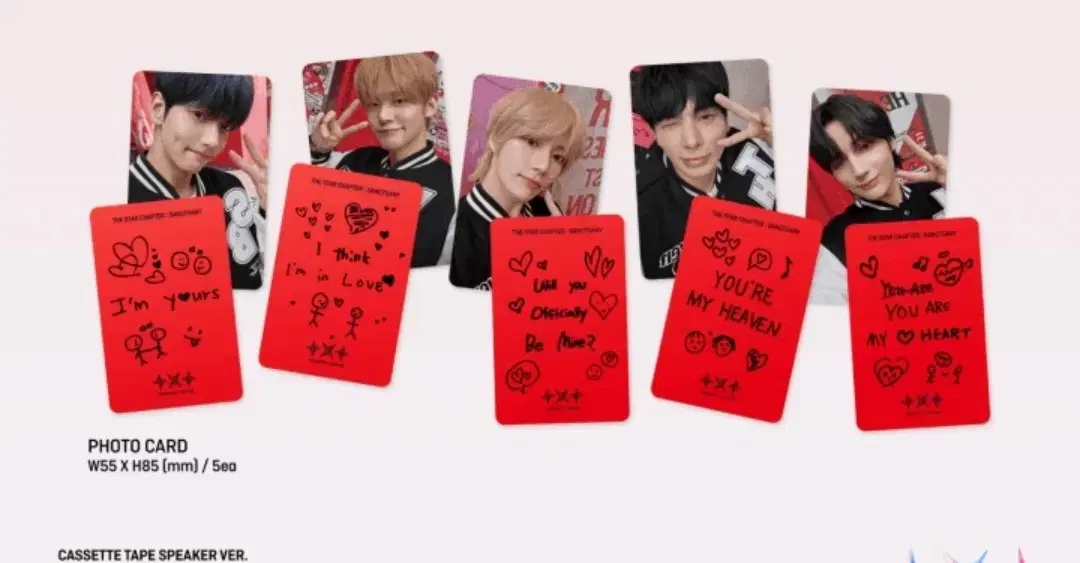 Tuvatu Sanctuary cassette version photocard buncheol soobin yeonjun beomgyu taehyun hueningkai