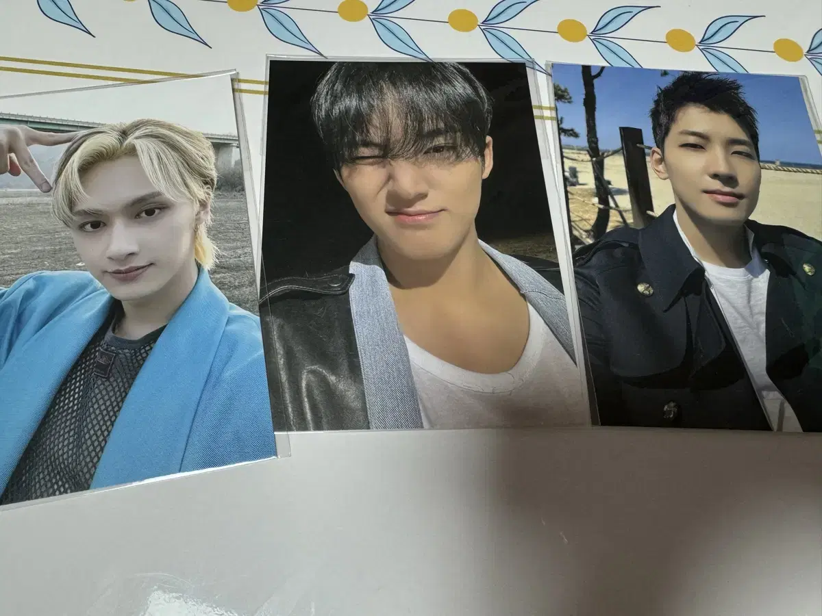 Seventeen FML aladin pre-order benefit postcard wonwoo mingyu jun.