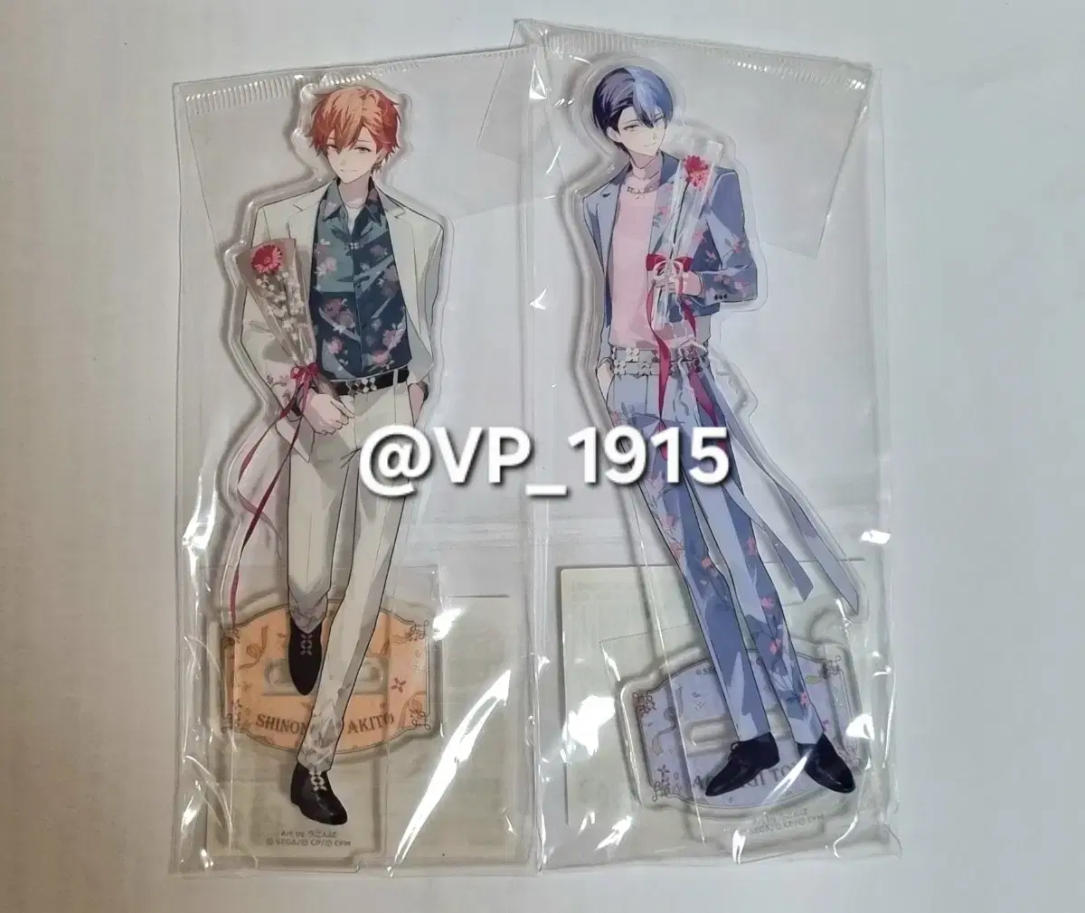 Fseka 4th Anniversary Appreciation Festival acrylic stand Akito, Touya sell WTS