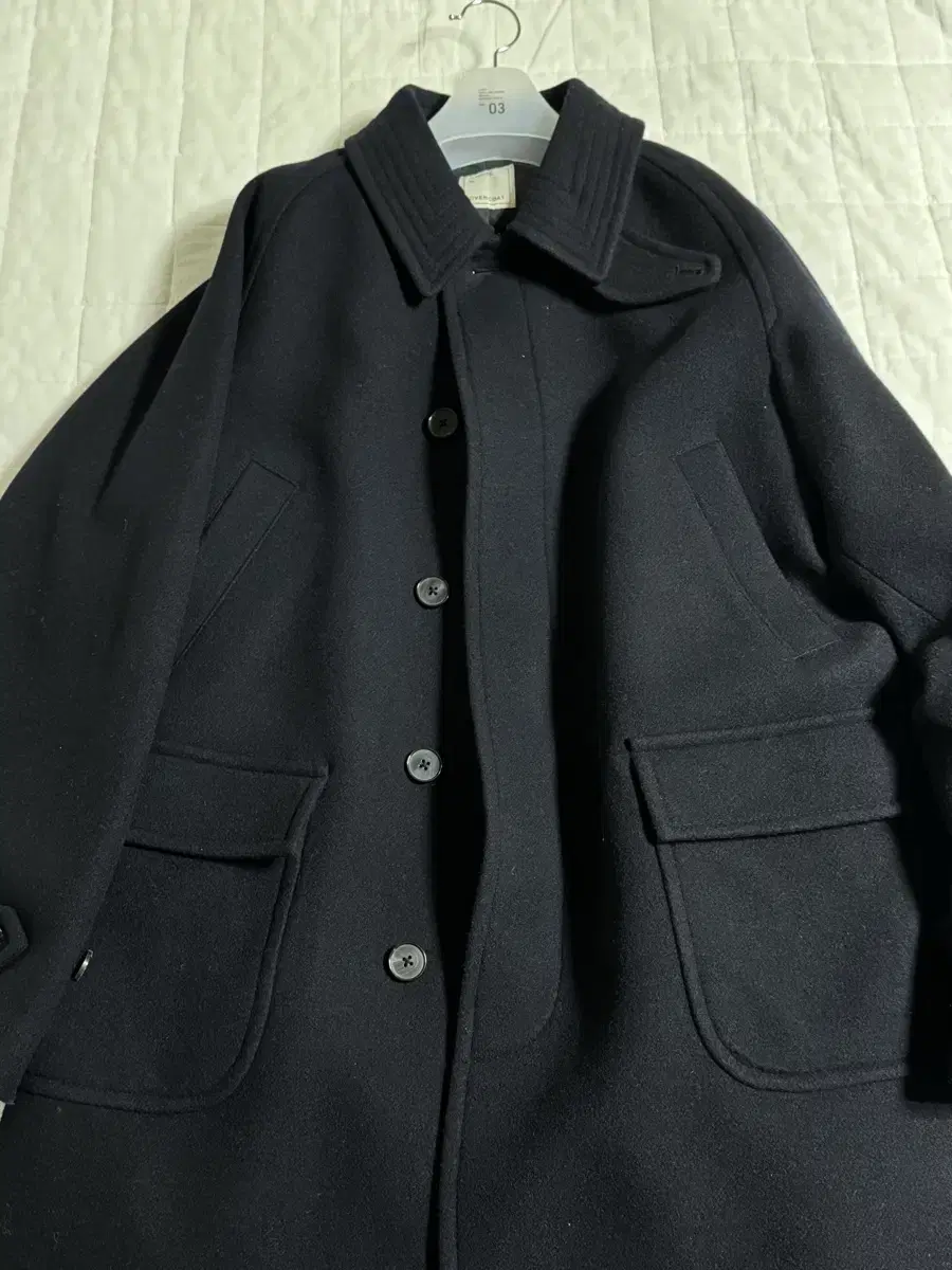 AnotherOffice Voyager Balmacan Coat Navy Size 3