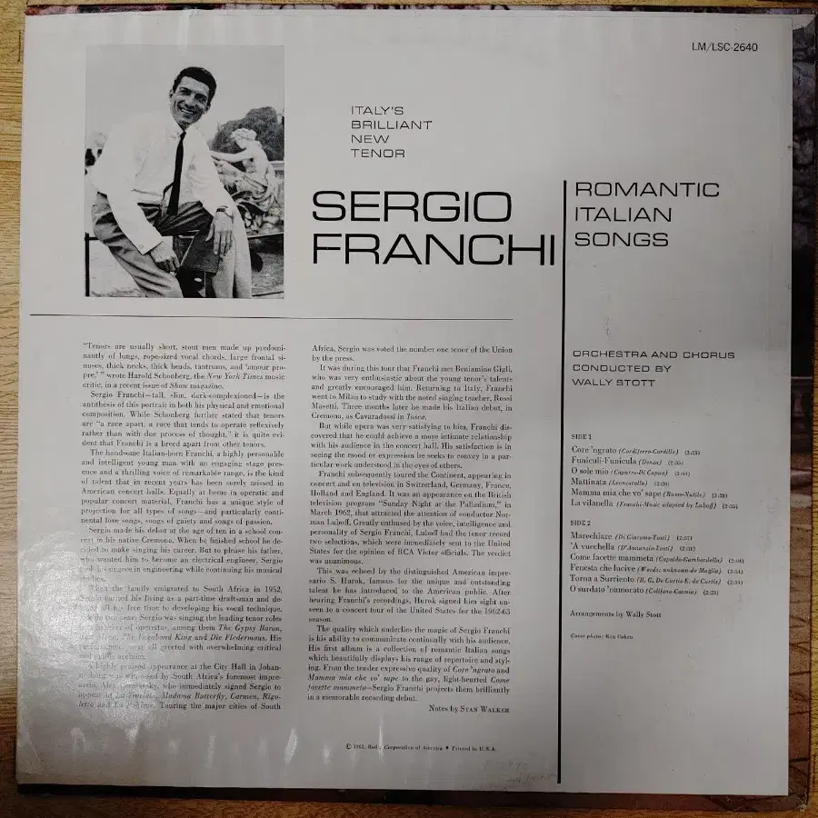 SERGIO FRANCHI 음반 r (LP 턴테이블 오디오 앰프