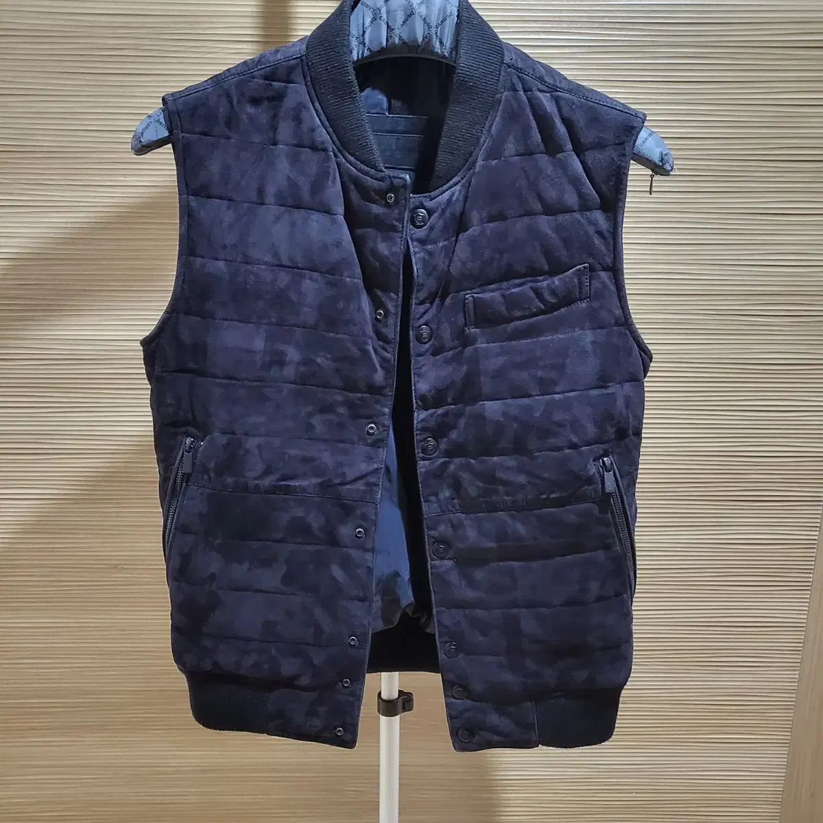 Massimo Dutti Suede Quilted Vest S 95-97