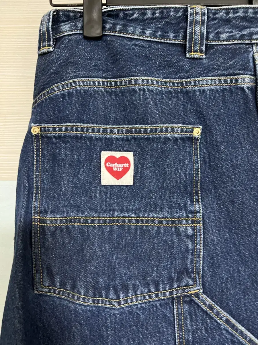 [XL] CalHeartWIP Nash Double Knee Pants bloo Stonewashed Heart Logo