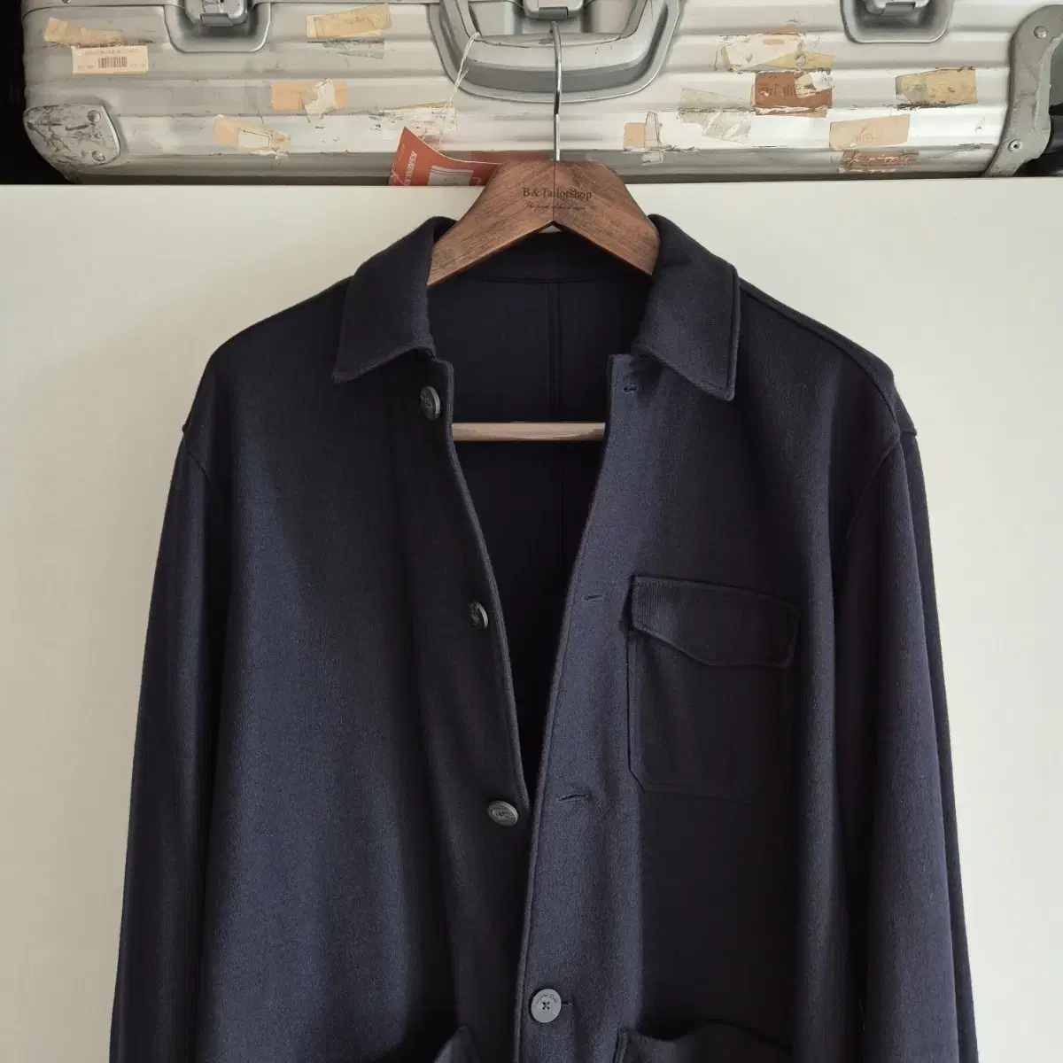 Massimo Dutti Jacket Navy/Grey XL