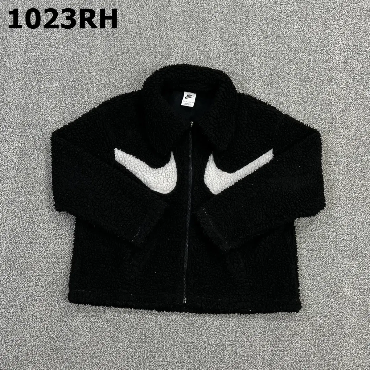 [XS] Nike Double-Swoosh Serpa Fleece Poggle Furry Jacket 023RH