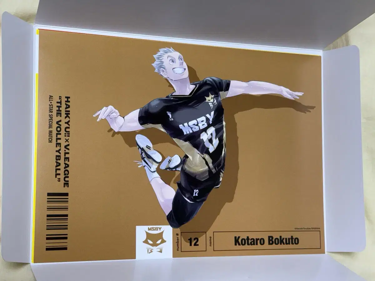 Haikyuu Shueisha Jump Shop V-League poster Bokuto