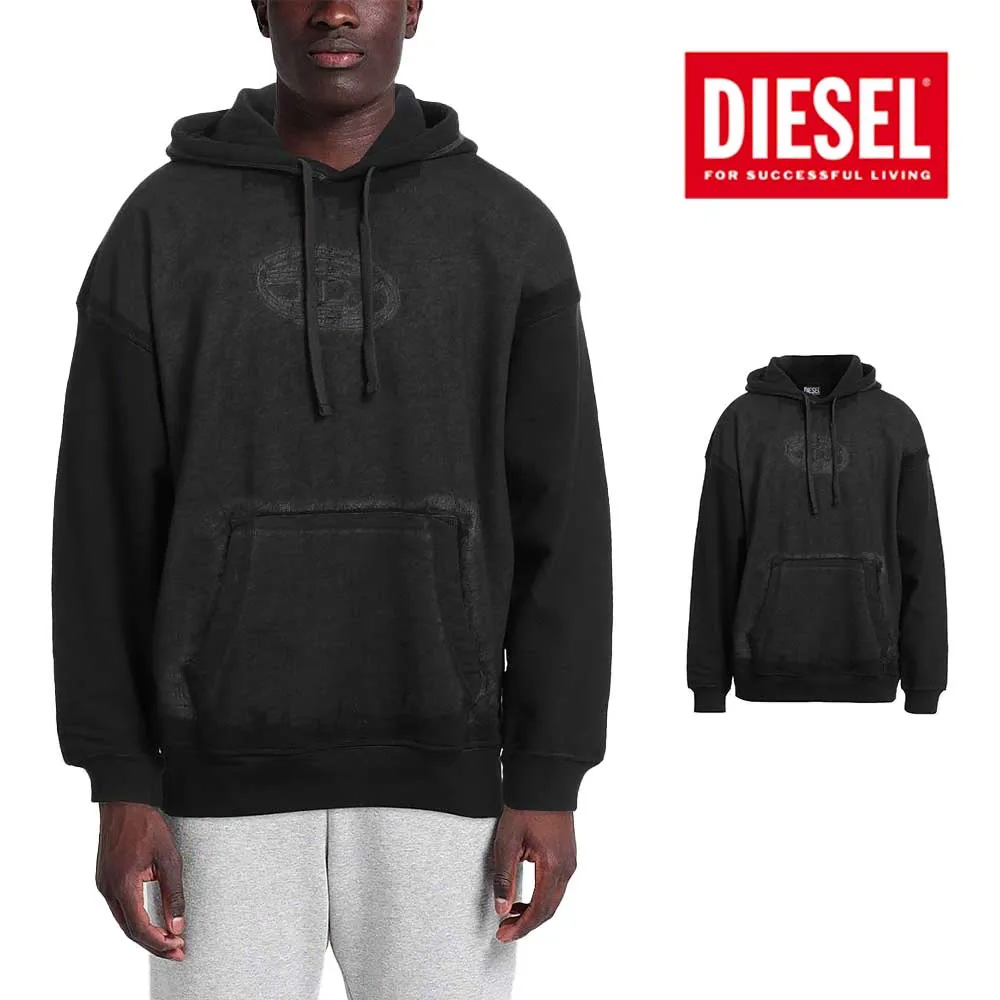 [New] Diesel summer hoodie black S