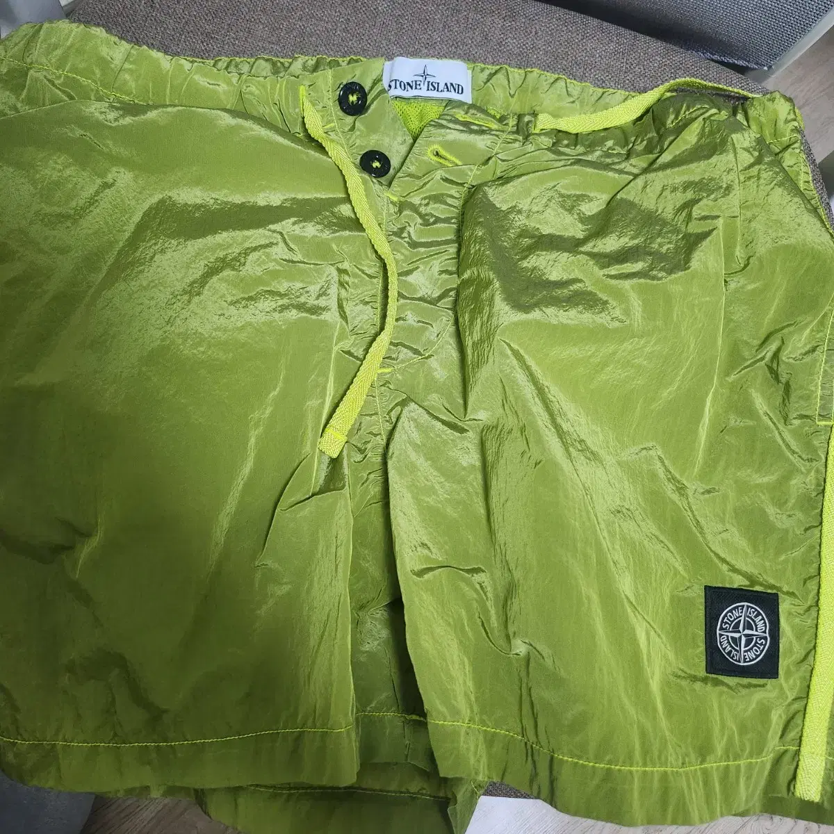 Stone Island Nylon and Metal Swim Vahn Lemon