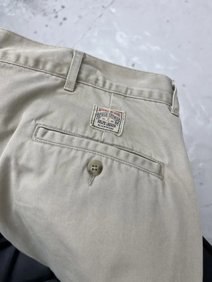 90s American Made (USA) Polo Pintuck Chino (Oldtab)