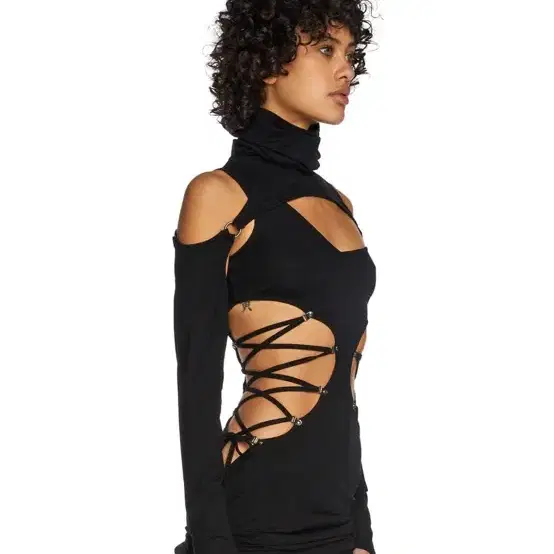 돌스킬 Dollskill REPLAY CUT OUT LACE UP드레스