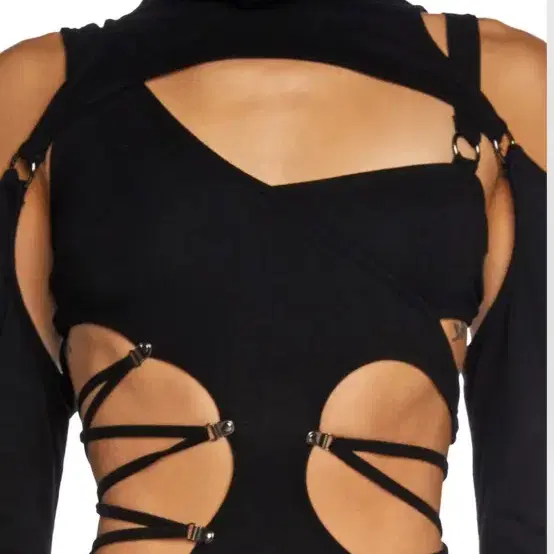 돌스킬 Dollskill REPLAY CUT OUT LACE UP드레스