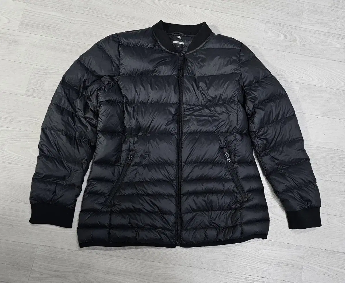 XIN.goose down lightweight zip-up padding.95deepnavy.