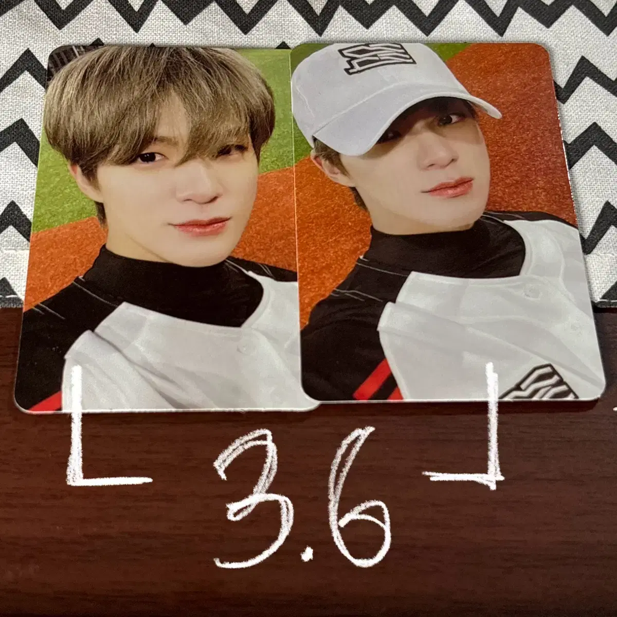 NCT 2021 Universe Baseball Baseball Jersey binder jeno Photocard