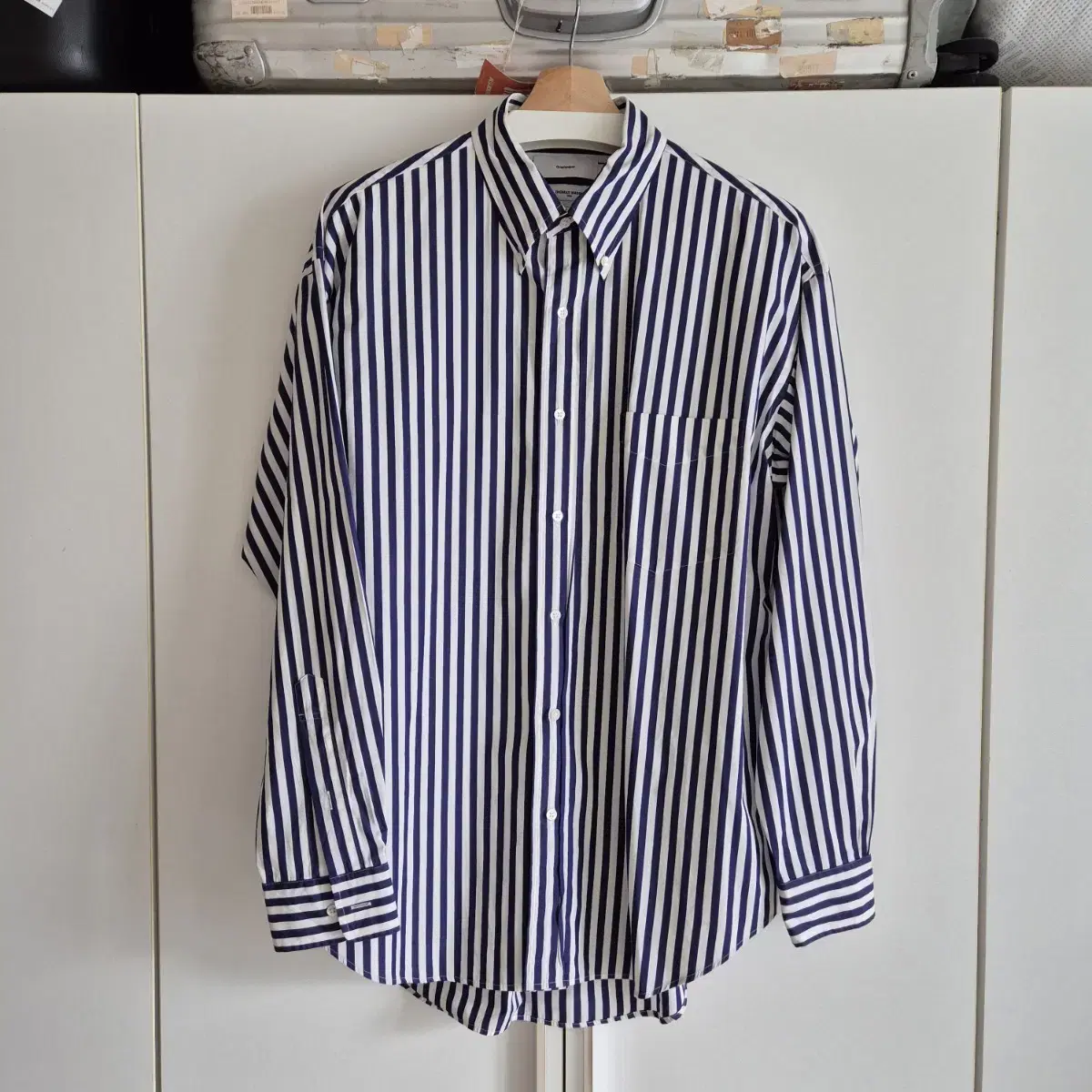 [New] Graf Paper Striped Shirt Thomas Mason 1