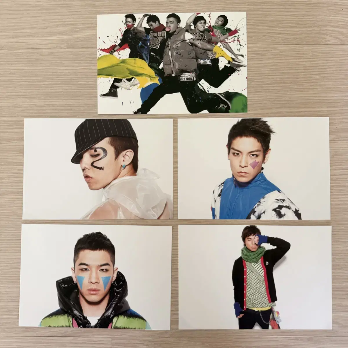 Big Bang Photo Postcard Remember album Goods Photo Card G-Dragon G-Dragon taeyang Top Daesung