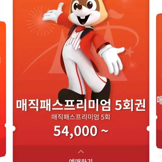 롯데월드 매직패스 11/20 5회권