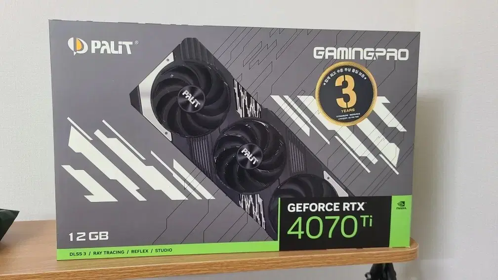 Palit RTX4070ti d6x 12gb 팝니다.