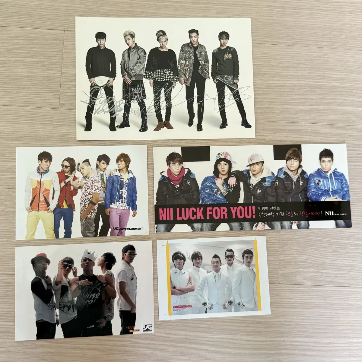 BIGBANG Goods Photo Postcard Photo Card Group Photo G-Dragon G-Dragon Top Daesung Taeyang