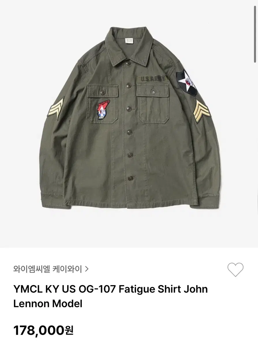 YMCLKY OG107 Shirt Jacket Zone Lennon ImJin Scout