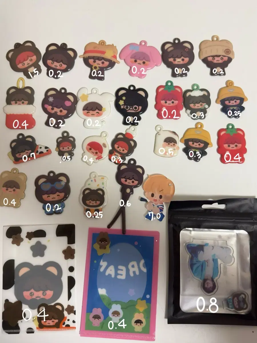 danim keyring sticker malangsticker keyring doll l-holder acrylic stand wts