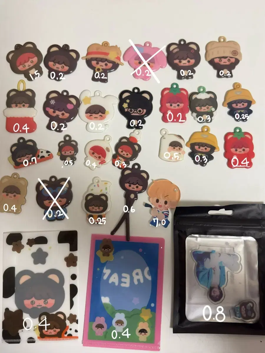 danim keyring sticker malangsticker keyring doll l-holder acrylic stand wts