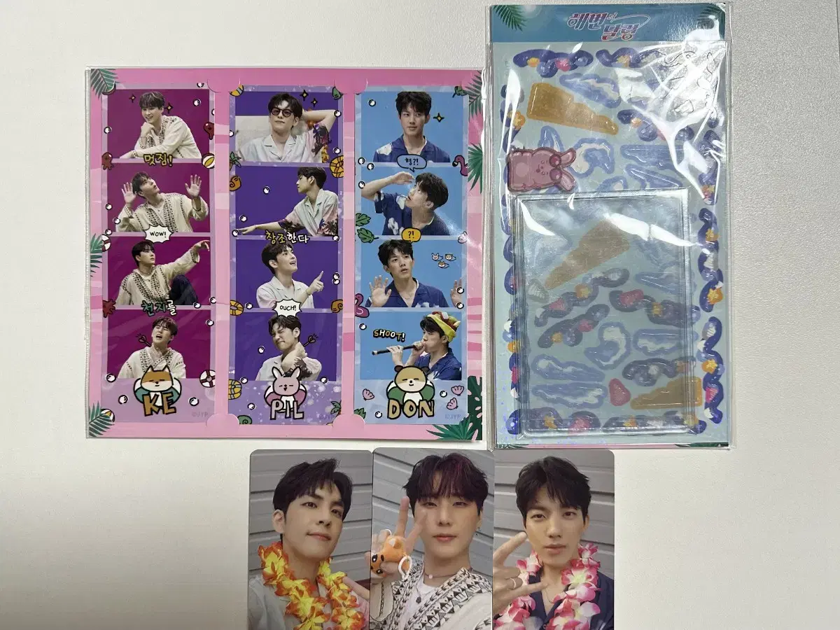 Darling Necklace Photocard Deco Set from Day 6 of Evnne Beach