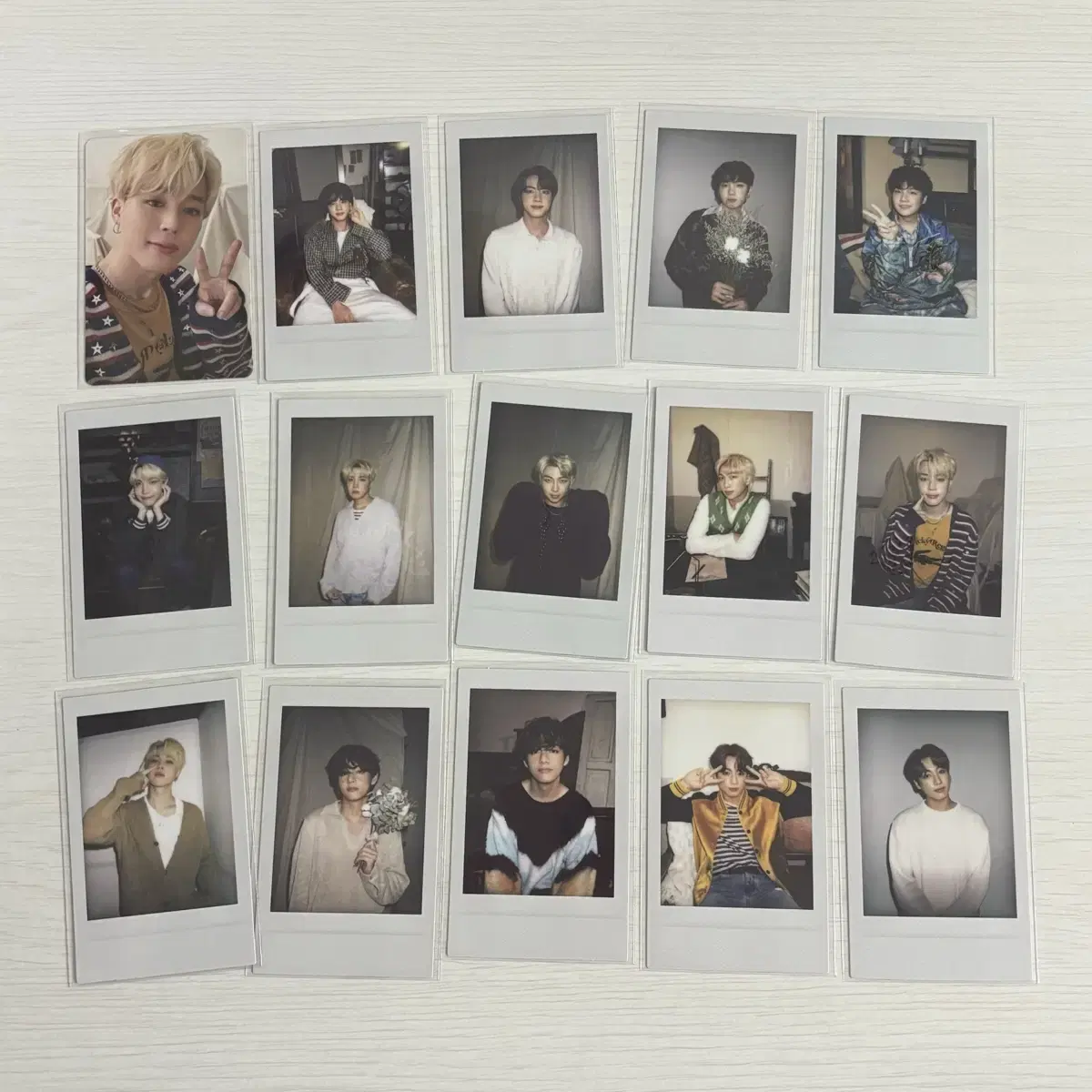 [bulk] bangtan deco kit jimin photocard group polaroid