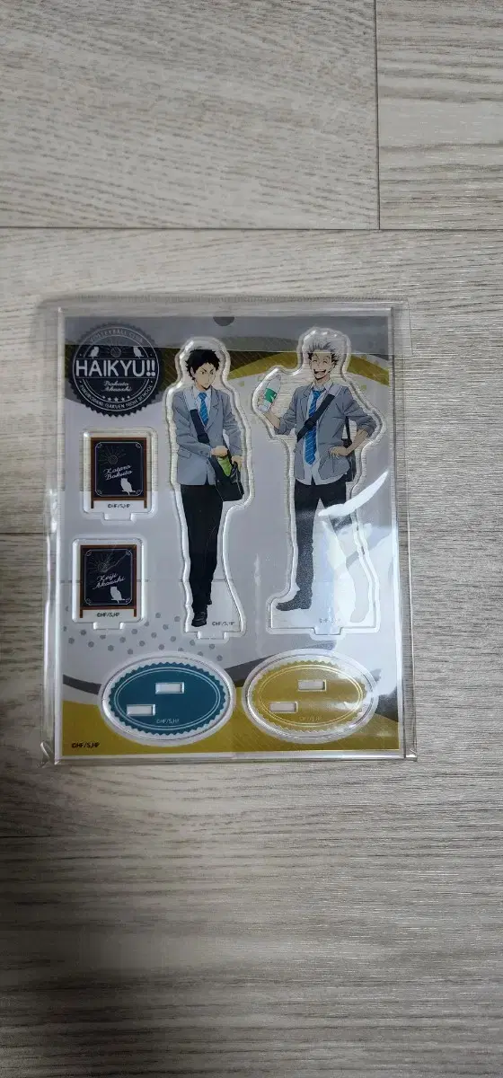 Quick sale!!) sealed haikyuu Akashi & Bokuto Good Morning Acrylic