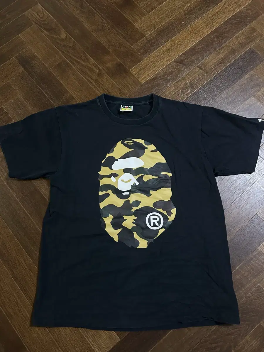 베이프  bape 반팔 블랙XL