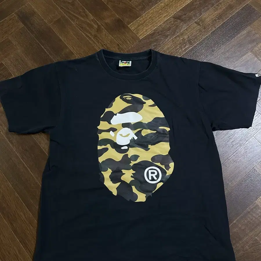 베이프  bape 반팔 블랙XL