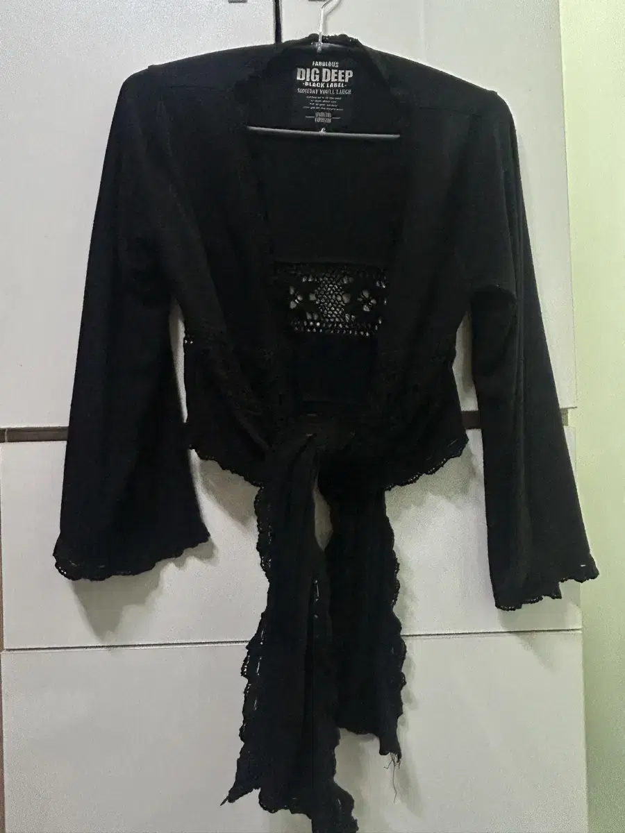 Vintage Black Cardigan