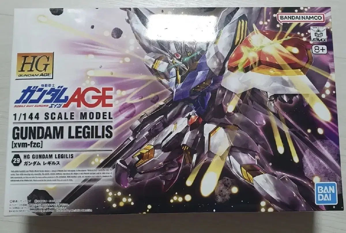 HG Gundam Regilles Age Figures Plasma Model Gunbe Gundam Base Robot Toy