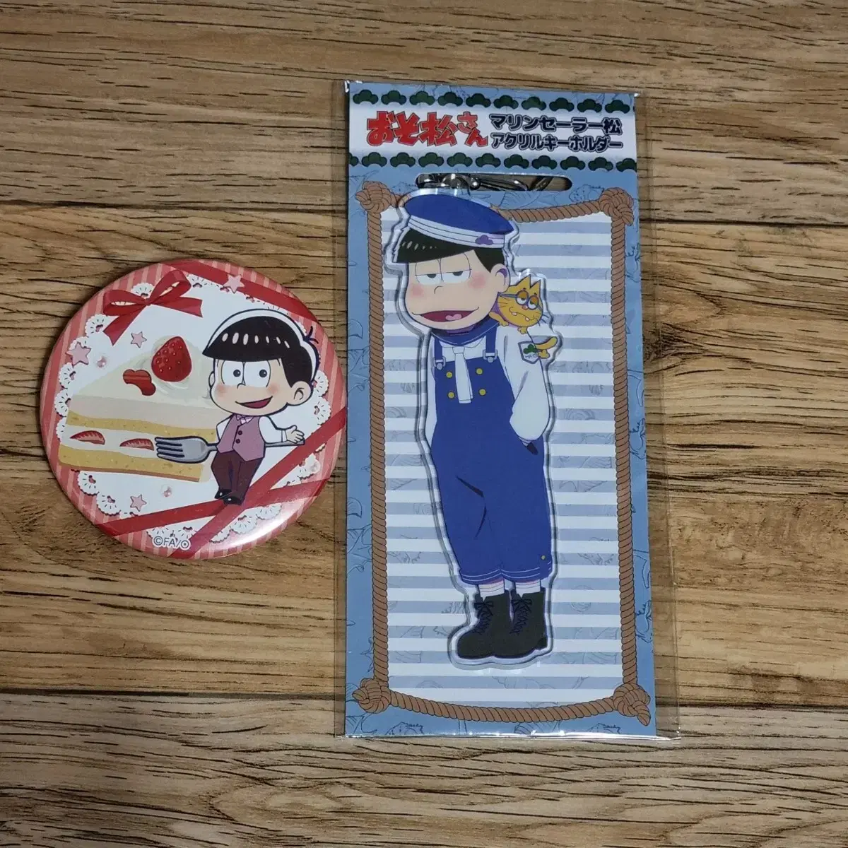 Bulk) Osomatsu Award official goods Osomatsu Can Badge Ichimatsu Acrylic Keyring