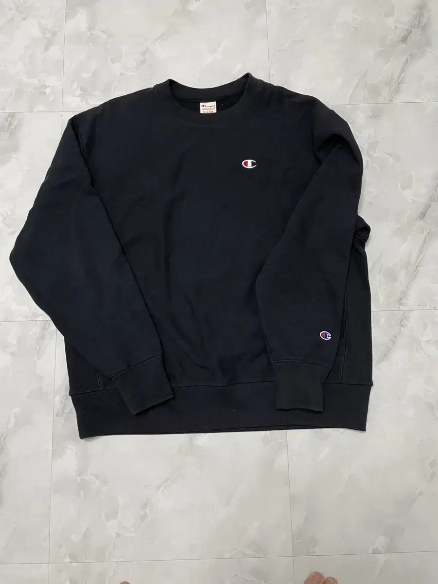 Champion Reverse Weave Crew Neck Sweatshirt Black XL