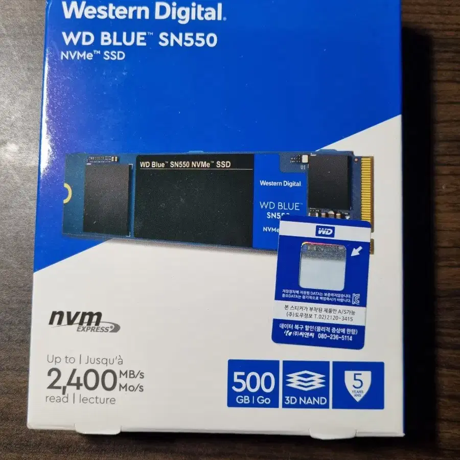 WD SN550 500GB TLC