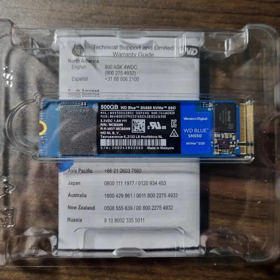 WD SN550 500GB TLC